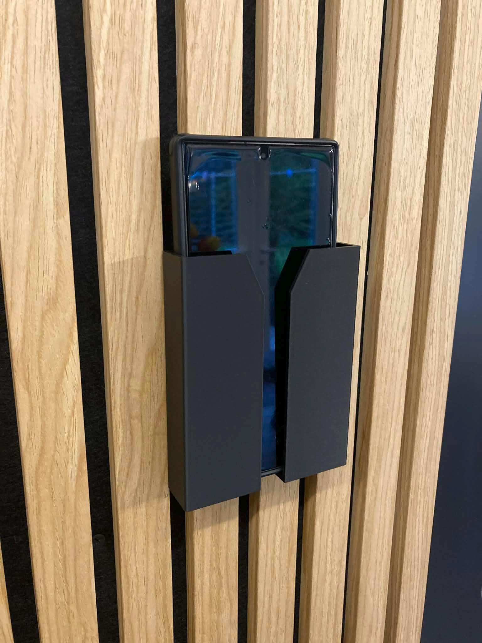 Mobile Phone Charging Holder for Acoustic Wood Wall Panel